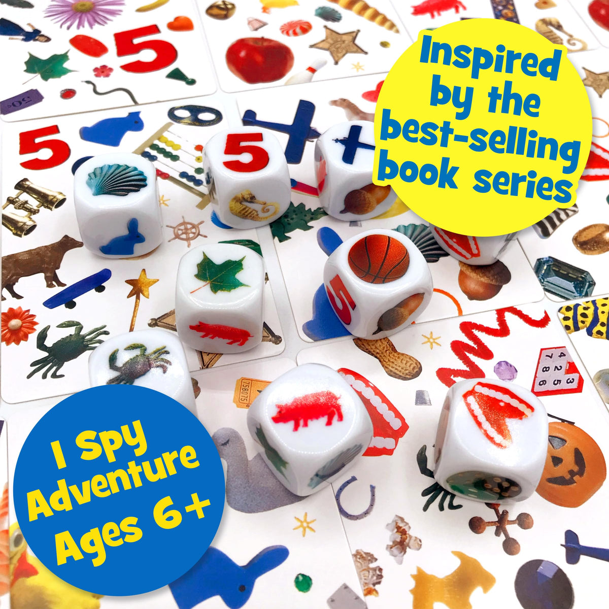 Briarpatch I SPY Find It Fast Game | Quick Dice Action & Literacy for Ages 6+