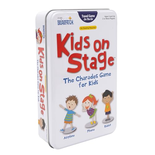 Briarpatch Kids on Stage Charades Game - Travel Tin (Ages 3+)