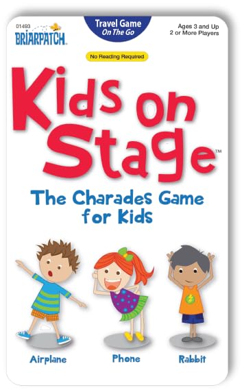 Briarpatch Kids on Stage Charades Game - Travel Tin (Ages 3+)