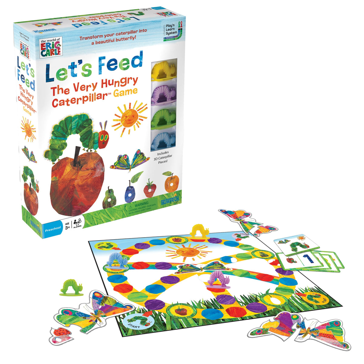 Briarpatch Let's Feed The Very Hungry Caterpillar Game — Brown | 2-4 Players, Ages 3+