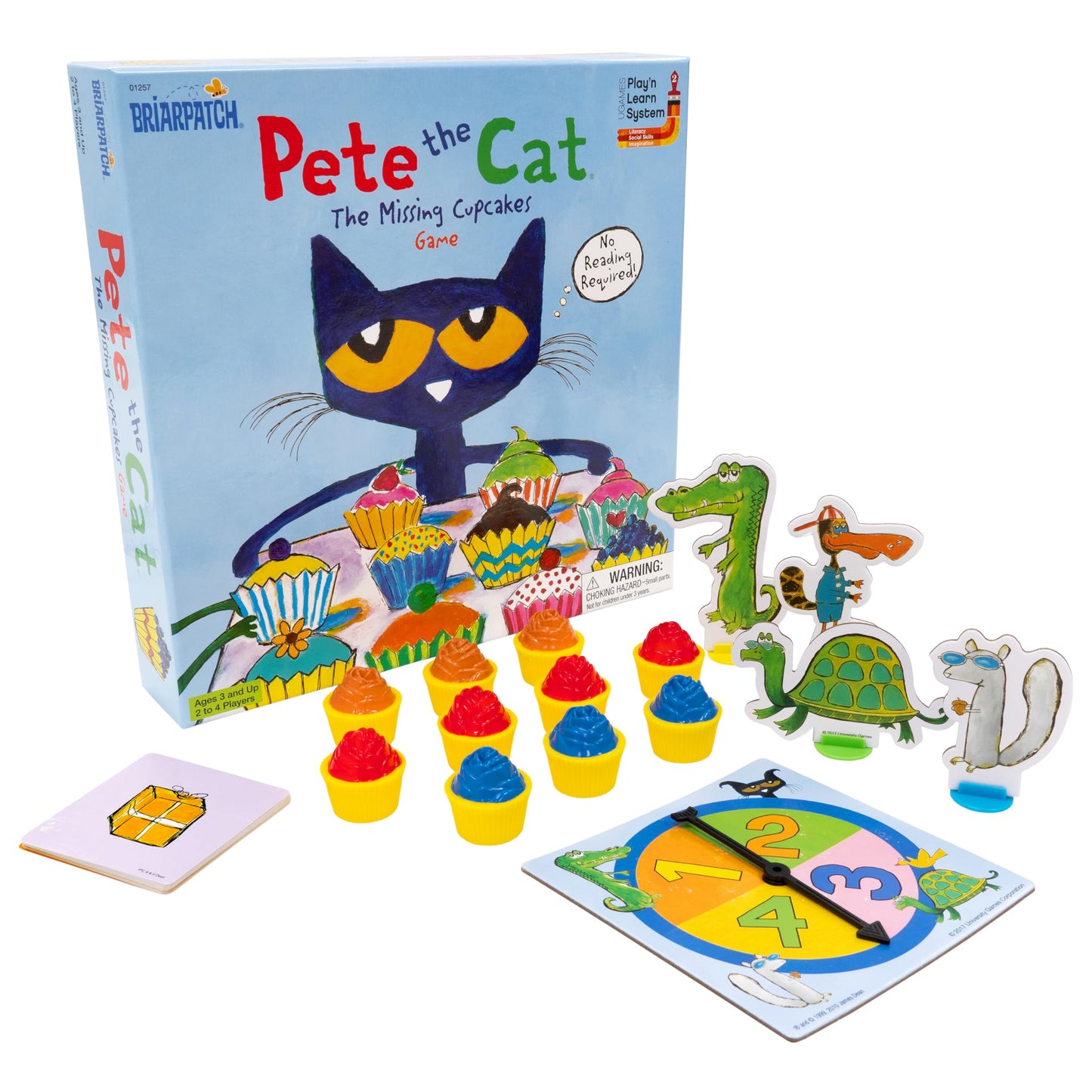 Briarpatch Pete the Cat: The Missing Cupcakes Game – Cooperative Fun for Ages 3+