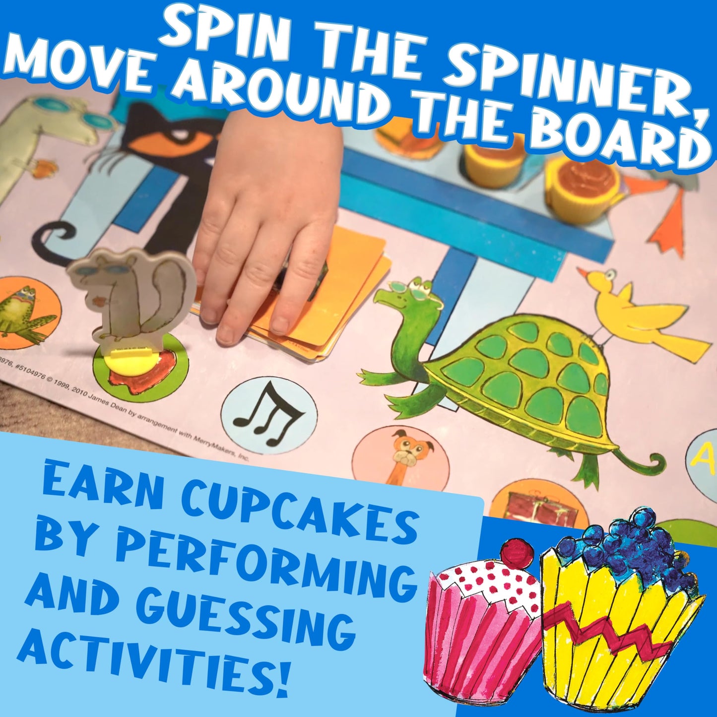 Briarpatch Pete the Cat: The Missing Cupcakes Game – Cooperative Fun for Ages 3+