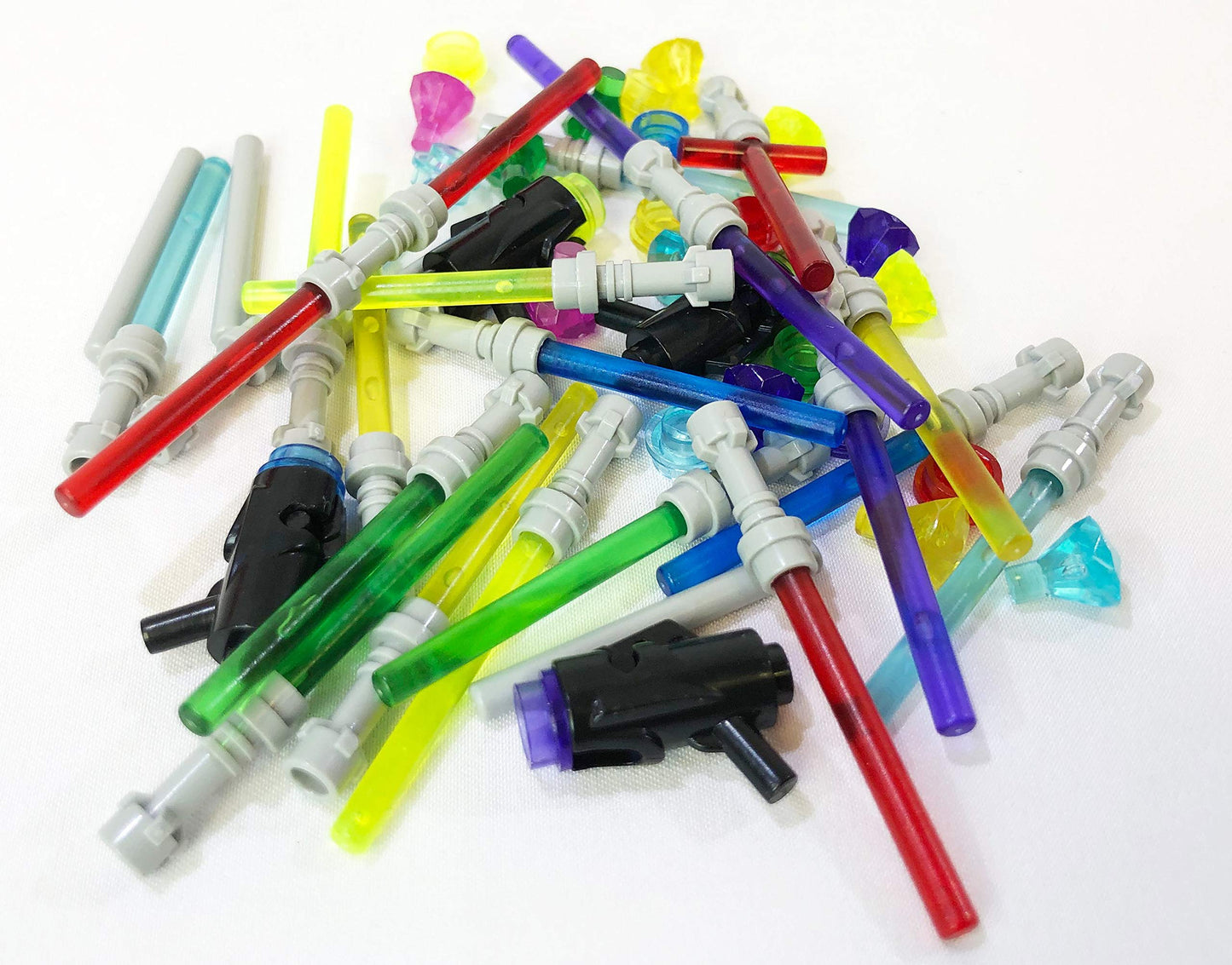Brick Loot Light Sabers & Blasters Pack – 75+ LEGO Minifig Accessories