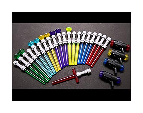 Brick Loot Light Sabers & Blasters Pack – 75+ LEGO Minifig Accessories