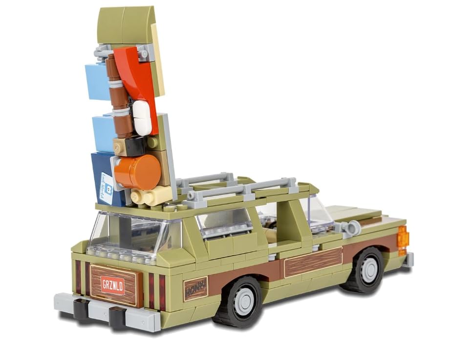 Brick Loot Wagon Queen Truckster Toy Building Set – 312 Pieces, LEGO-Compatible