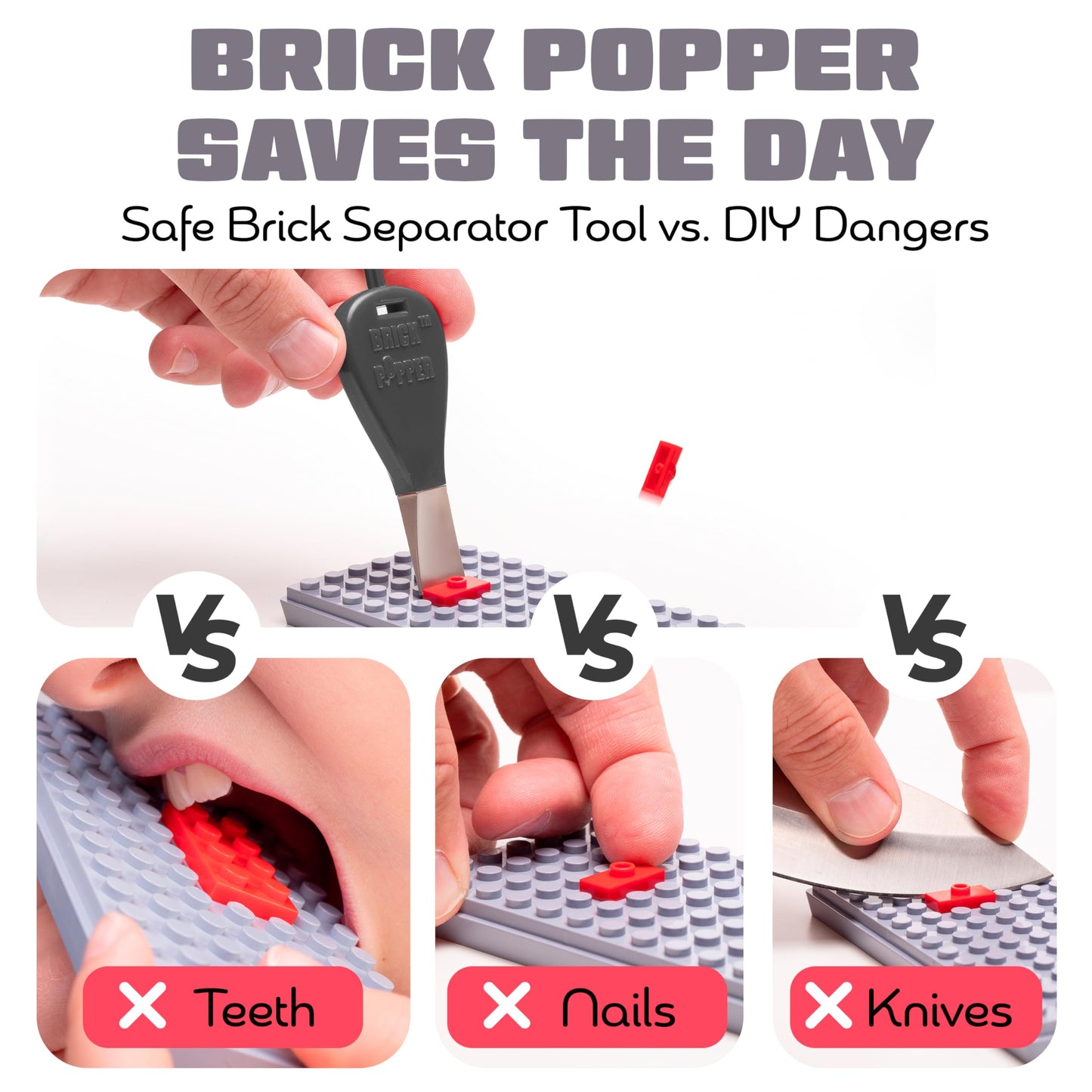 Brick Popper - World's Fastest Brick Separator for Kids & Adults