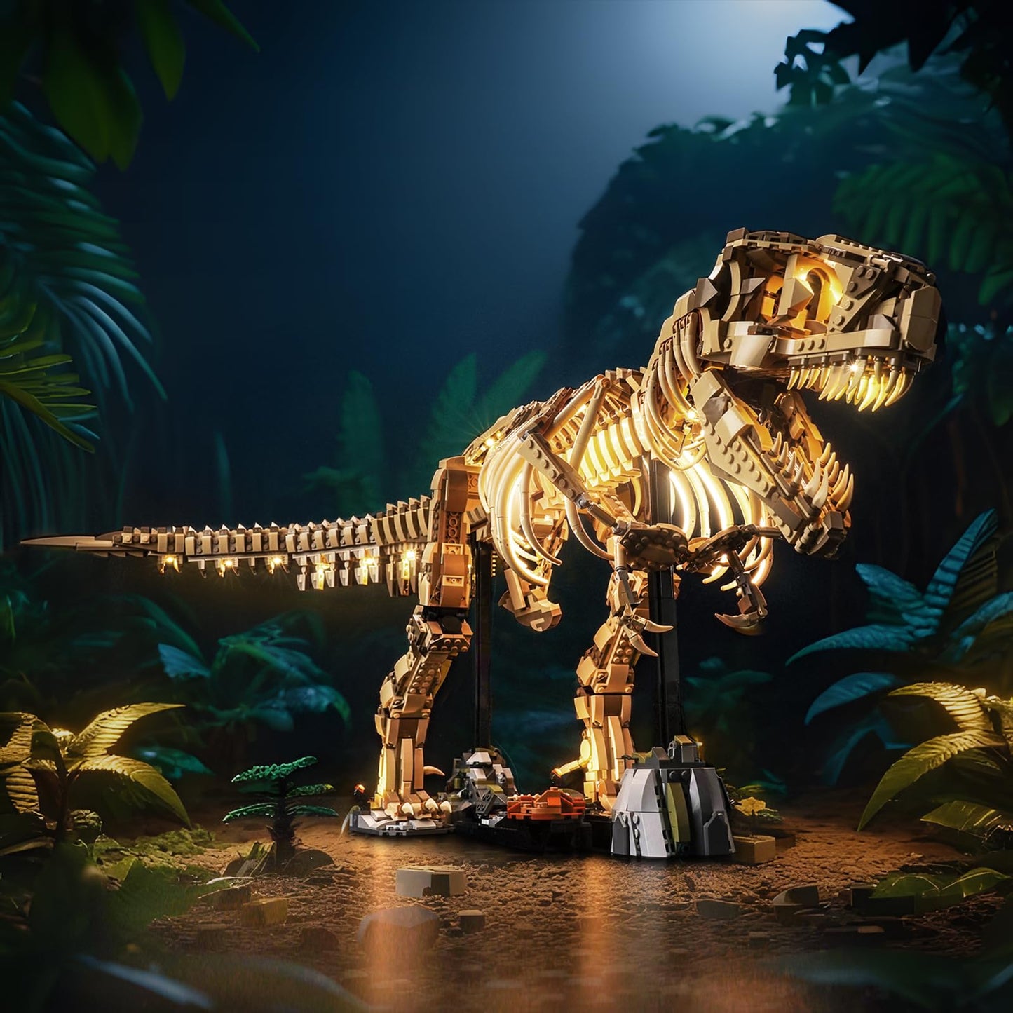BrickBling LED Light Kit for Lego Tyrannosaurus Rex (76968) – Lighting Upgrade