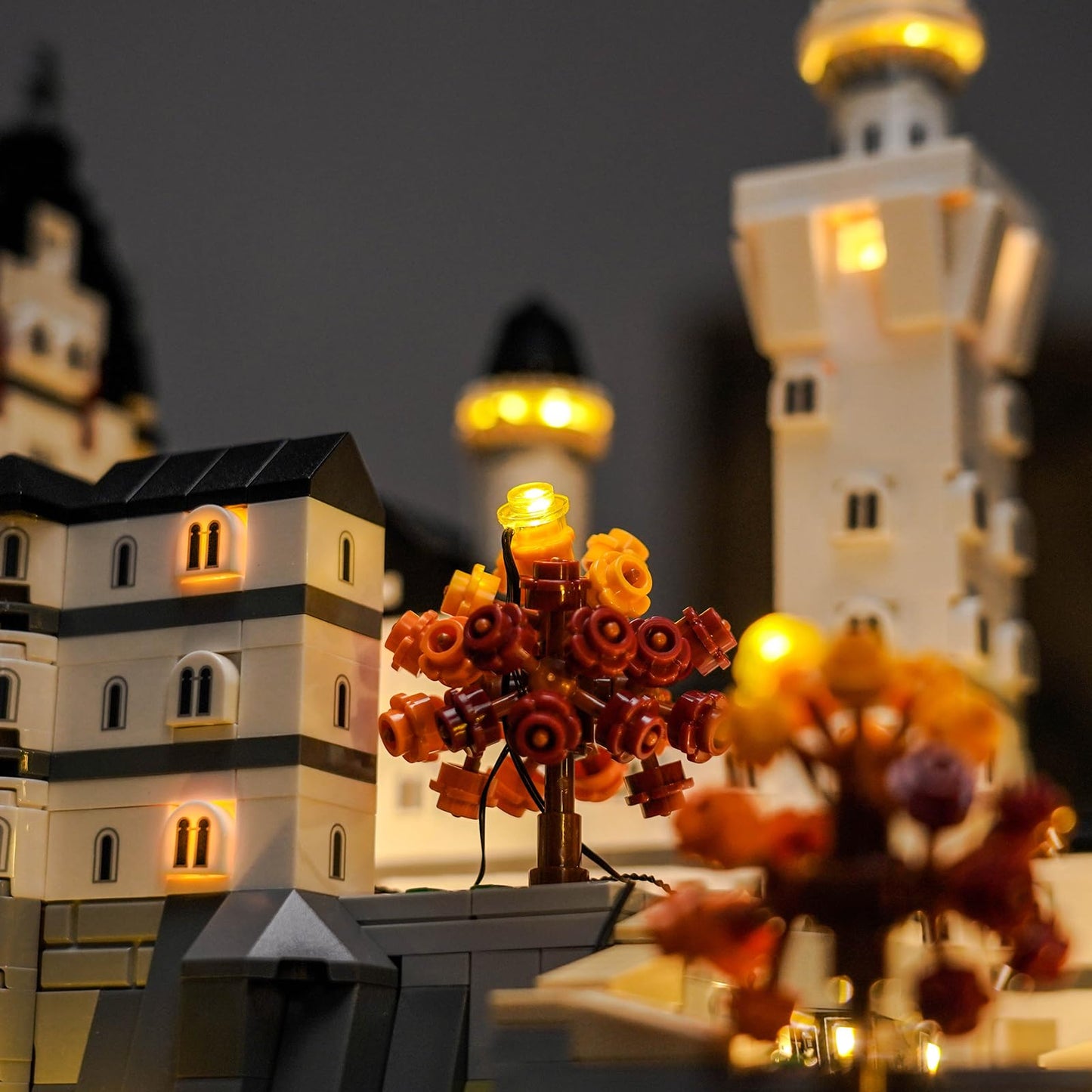 BrickBling LED Lighting for Neuschwanstein Castle 21063 RC — Lego Architecture Compatible (Excludes Bricks)