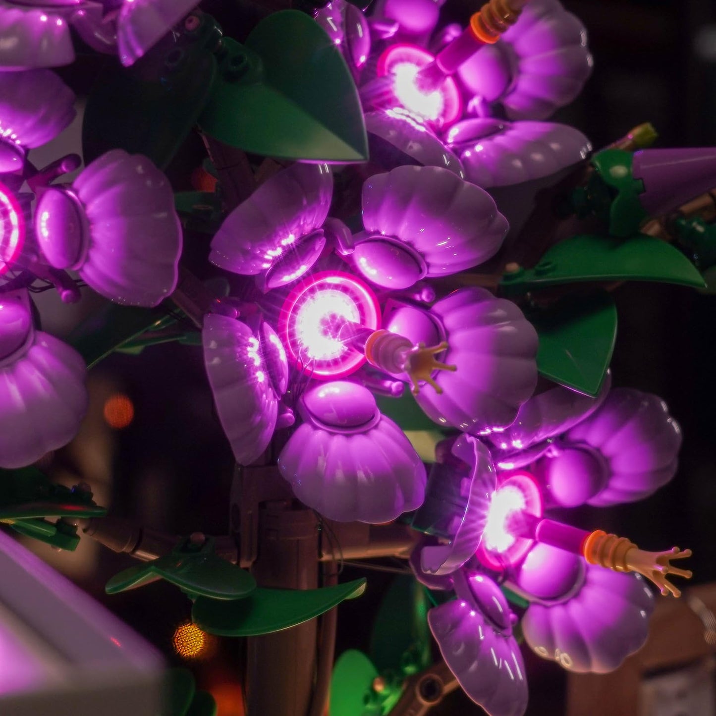BrickBling Hibiscus Light Kit for Lego 10372 – USB LED Lighting for Botanical Display (Lights Only)