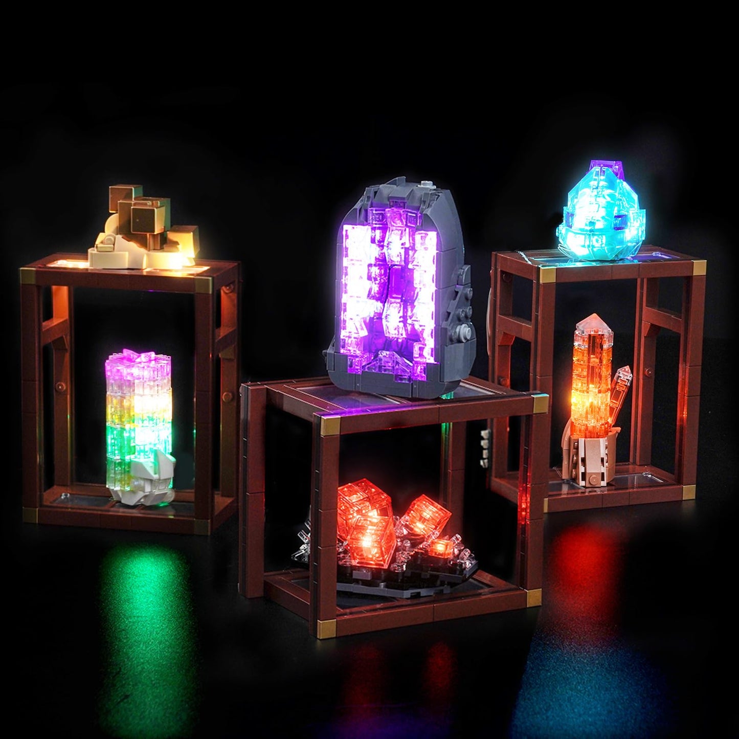BrickBling LED Lights for LEGO Mineral Collection – Light Kit for LEGO 21362 (Lights Only)