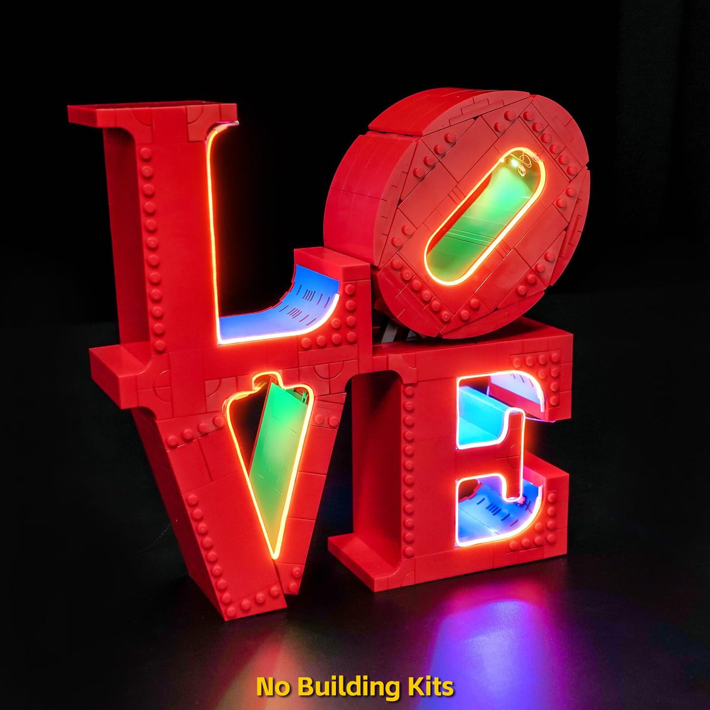 BrickBling LED Light for LEGO Art Love Sculpture (31214) – Creative USB Lighting Kit, Valentine’s Day Gift
