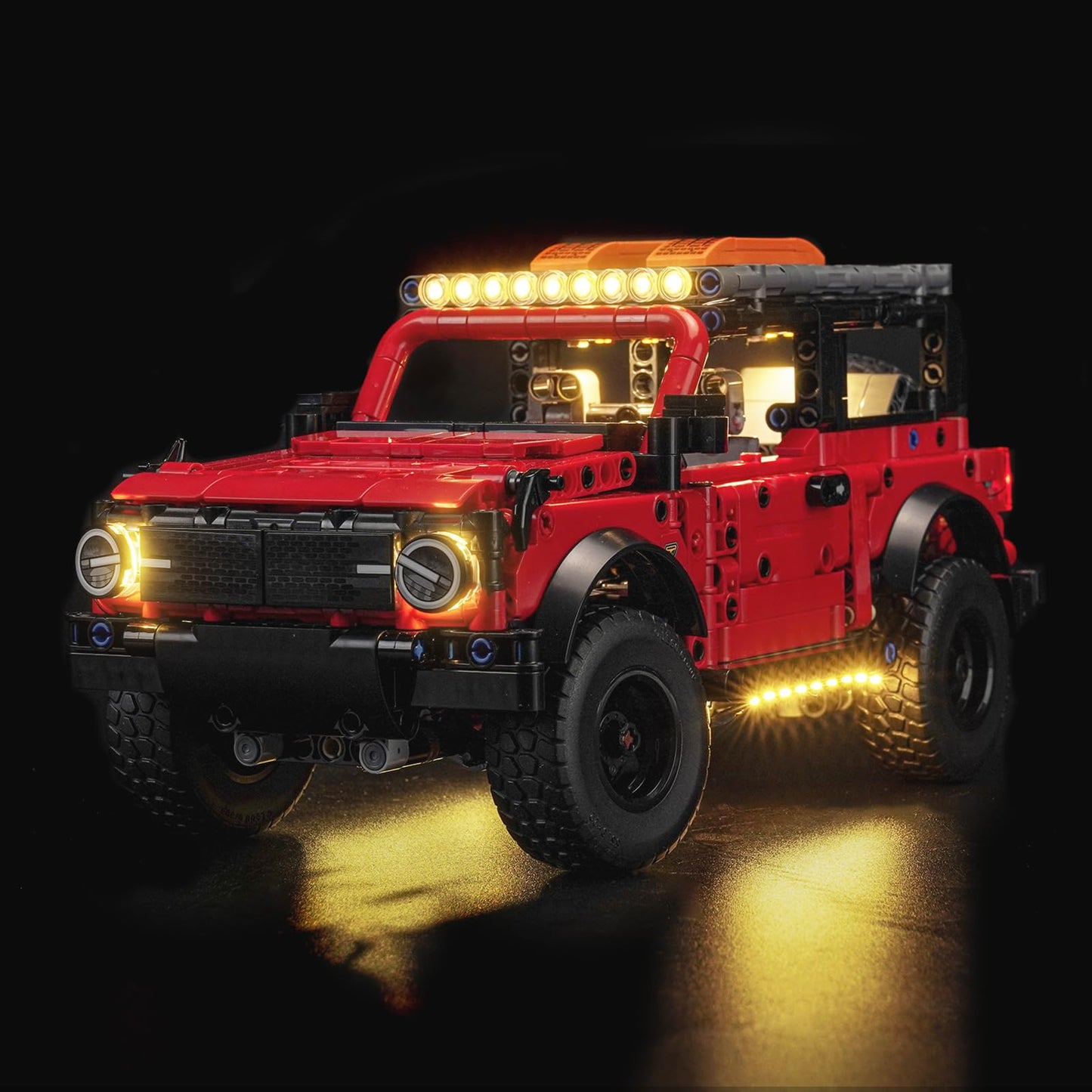 BrickBling LED Lighting Kit for Lego Ford Bronco Technic 42213 – Light Kit Only
