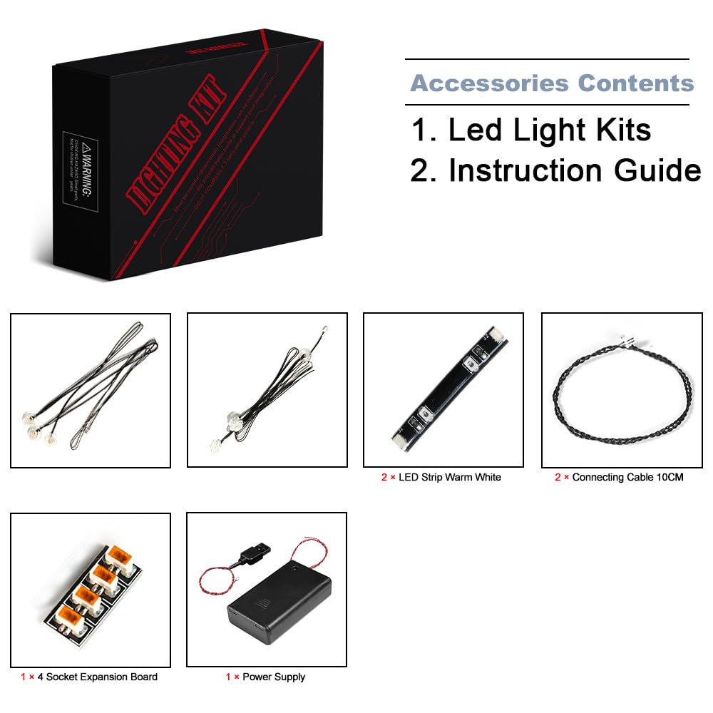 BrickBling LED Lighting for LEGO Orchid 10311 – Light Kit Only (USB-Powered)