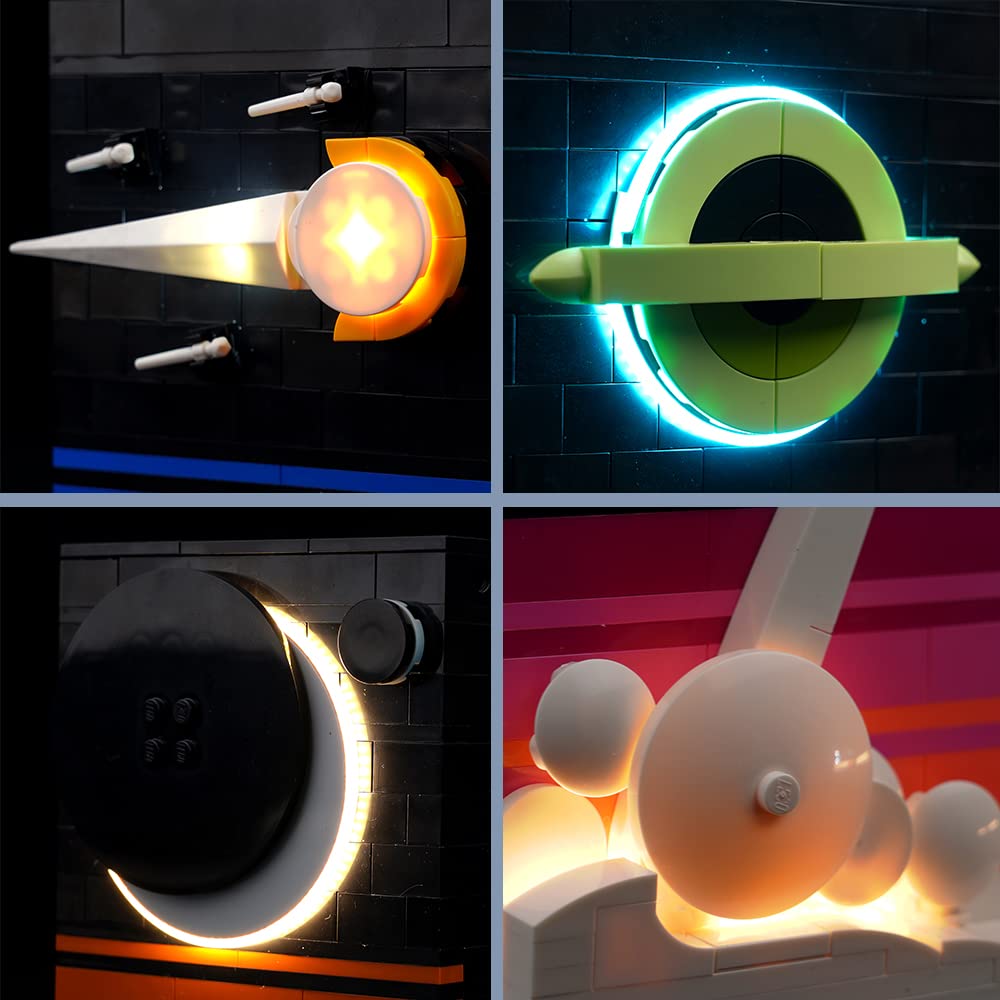 BrickBling LED Lights for LEGO Tales of the Space Age – Lights Kit (Lights Only)
