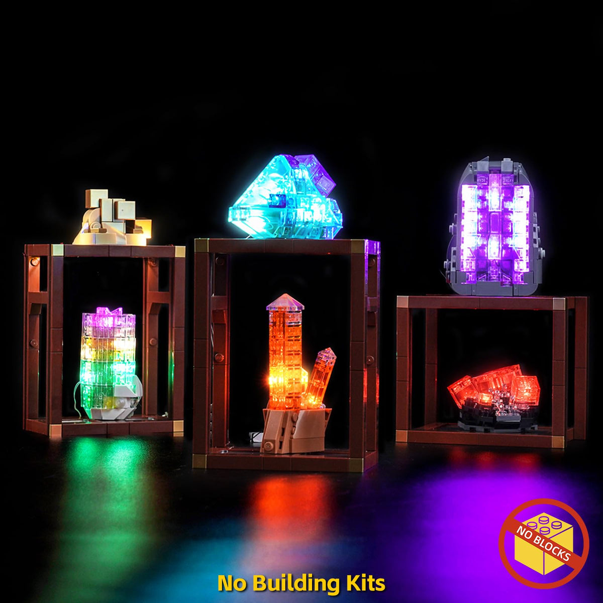 BrickBling LED Lights for LEGO Mineral Collection – Light Kit for LEGO 21362 (Lights Only)