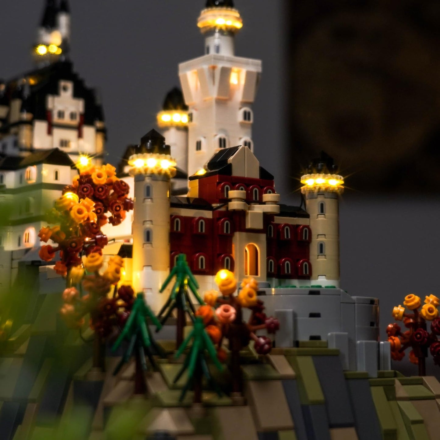 BrickBling LED Lighting for Neuschwanstein Castle 21063 RC — Lego Architecture Compatible (Excludes Bricks)