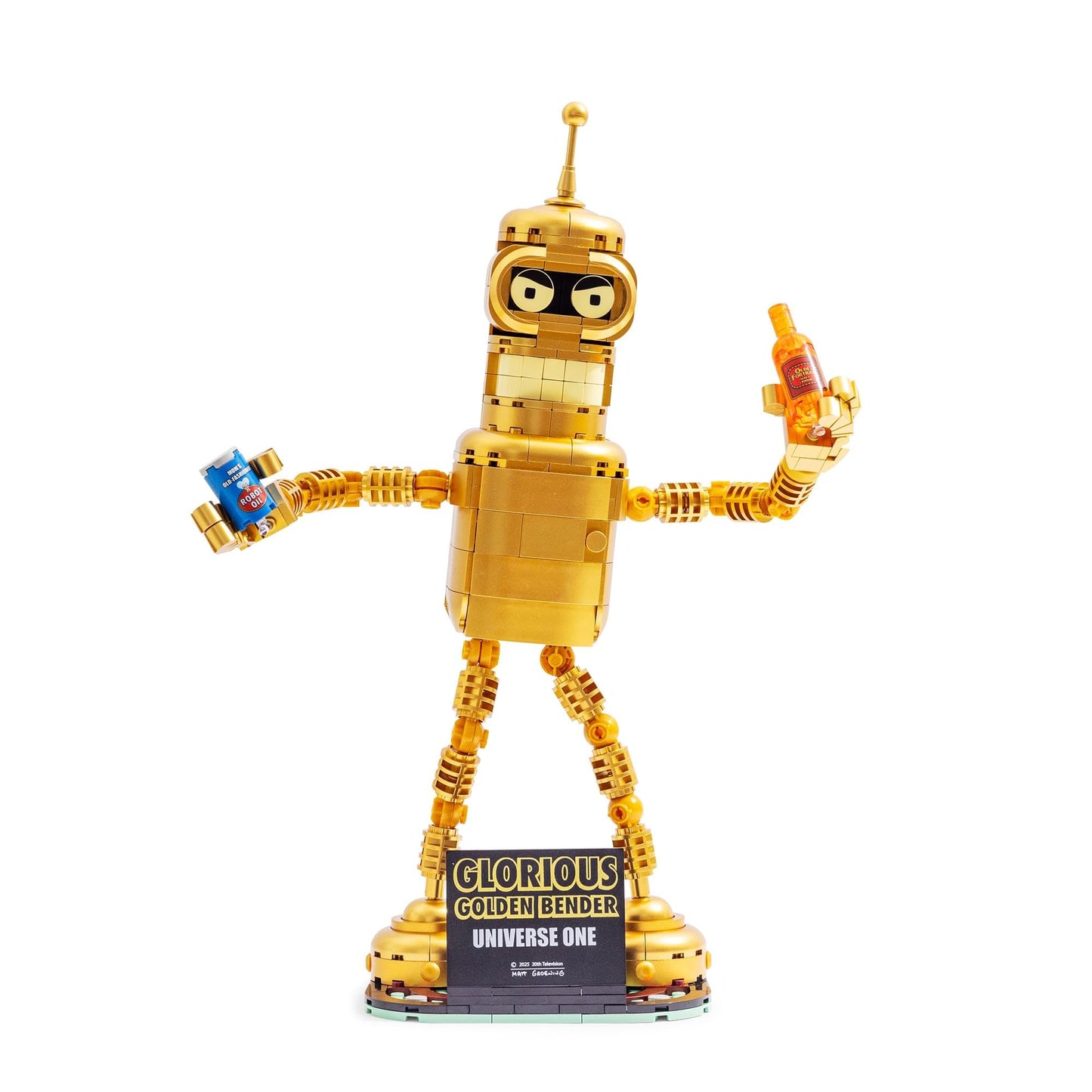 Brickcraft Futurama Gold Bender – Comic-Con Exclusive Building Set