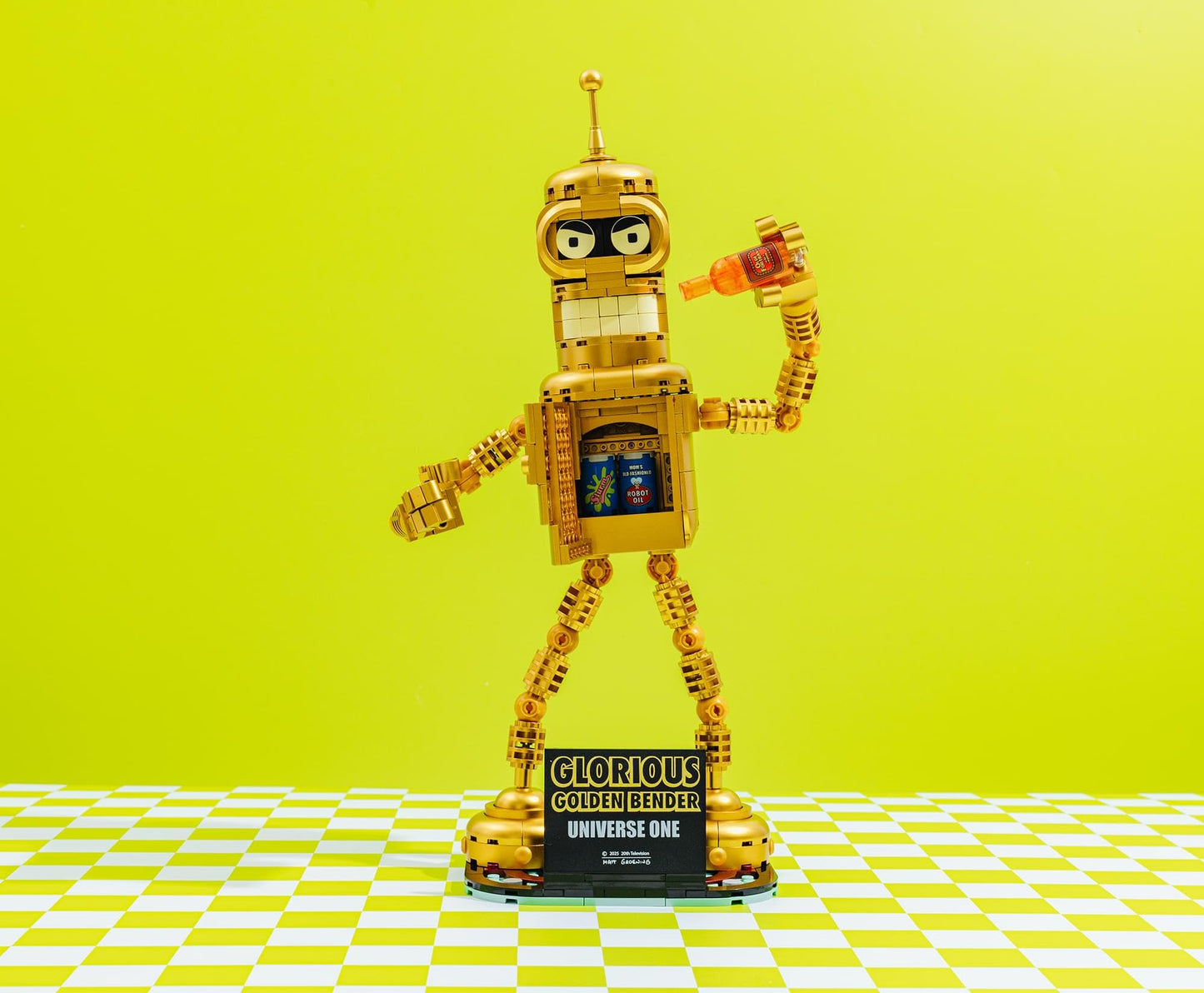 Brickcraft Futurama Gold Bender – Comic-Con Exclusive Building Set