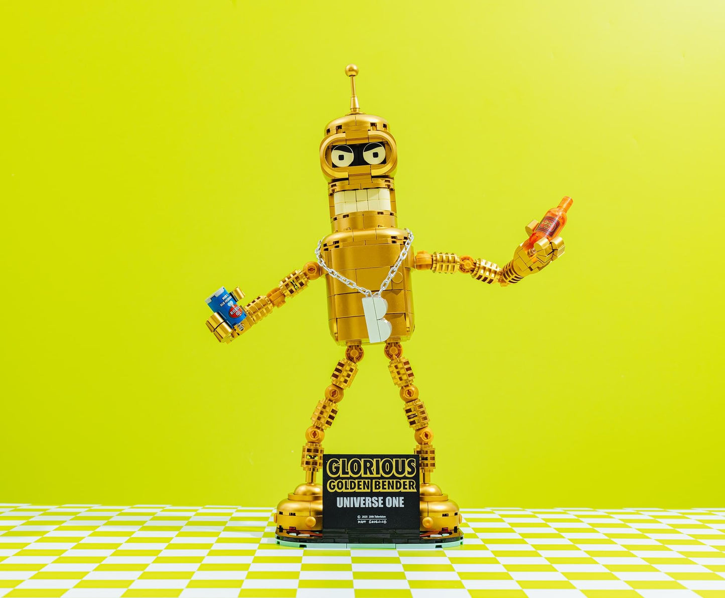 Brickcraft Futurama Gold Bender – Comic-Con Exclusive Building Set