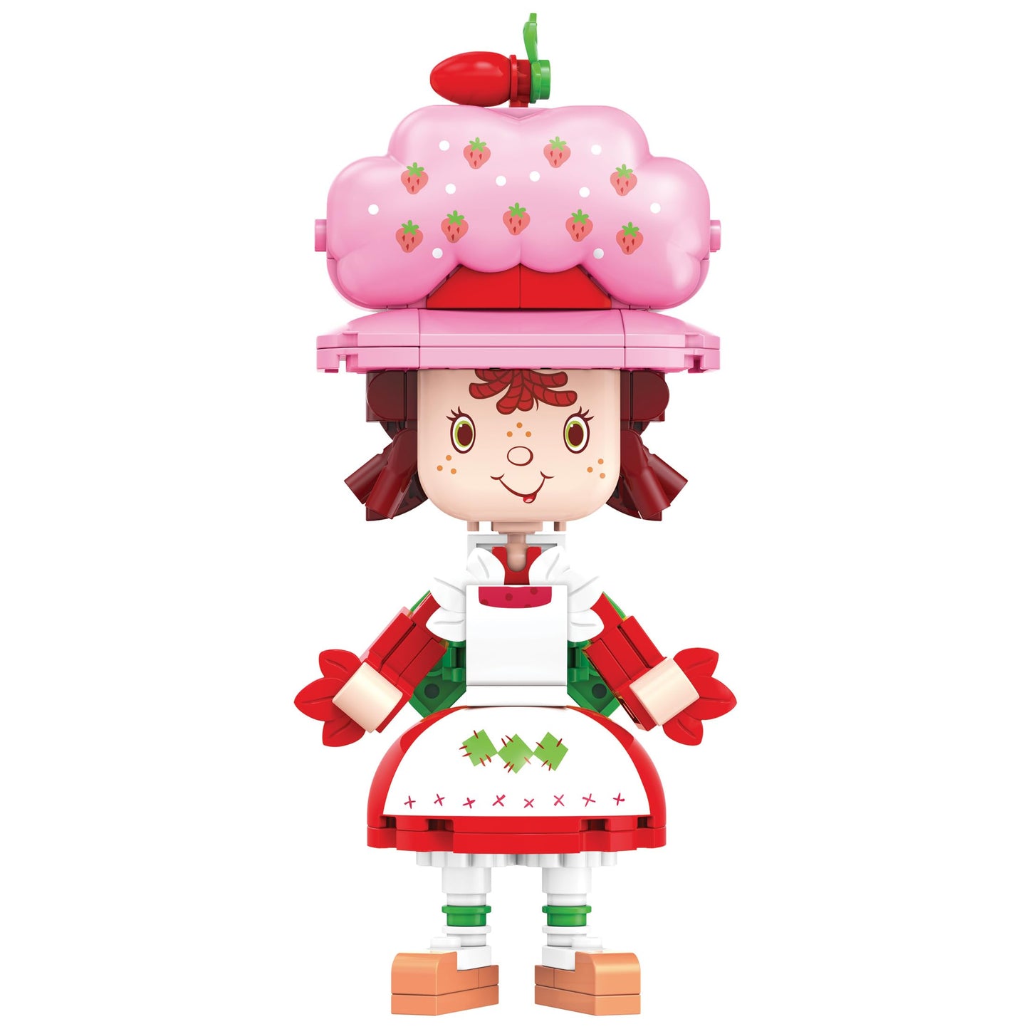Brickcraft Strawberry Shortcake Berry Cruiser – 362-Piece Buildable Figure & Car