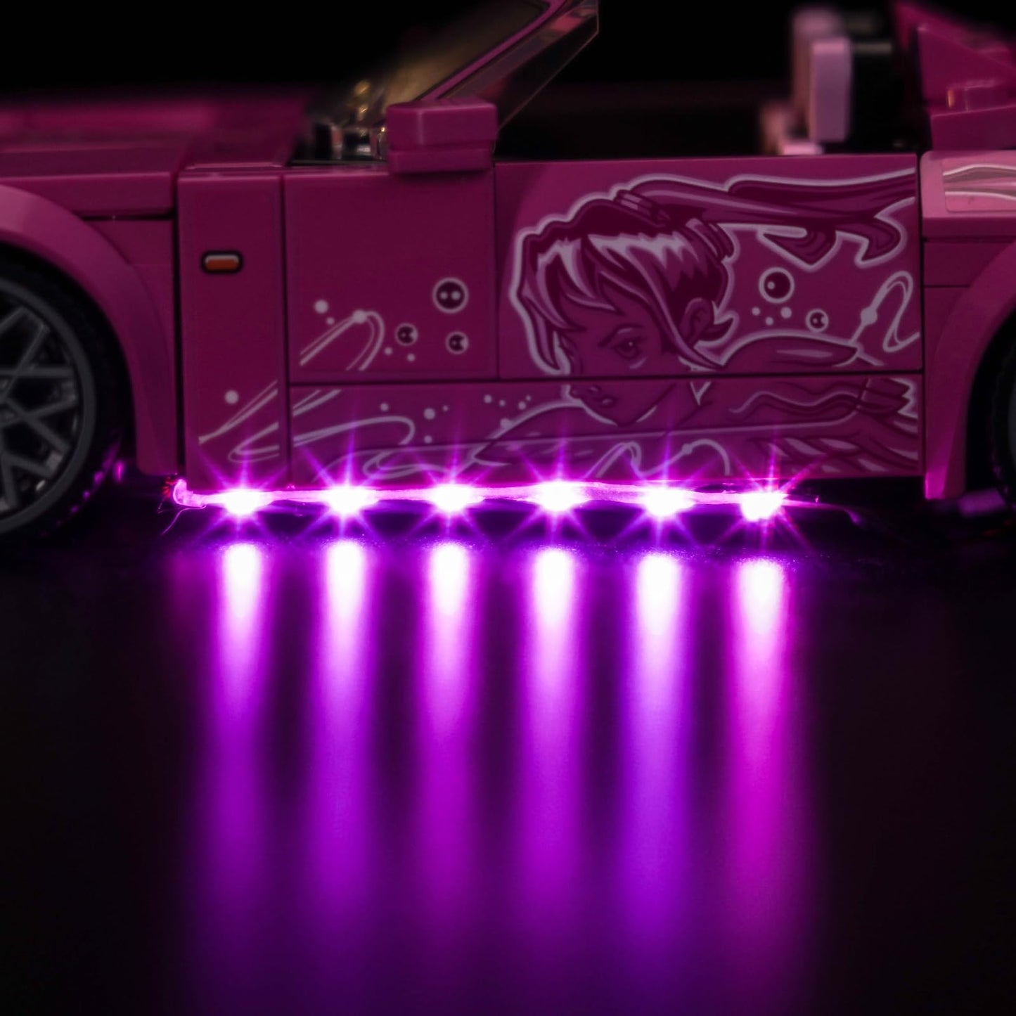 Brickshining LED Lighting Kit for LEGO Speed Champions S2000 77241 – Lights Only, Model Not Included