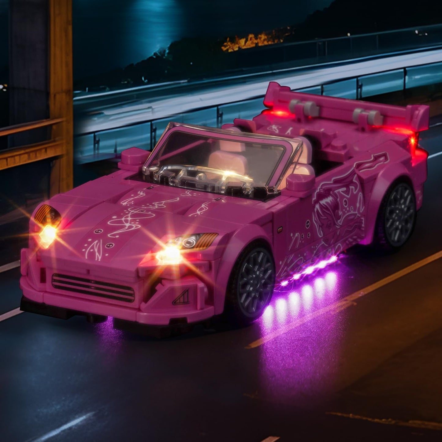 Brickshining LED Lighting Kit for LEGO Speed Champions S2000 77241 – Lights Only, Model Not Included
