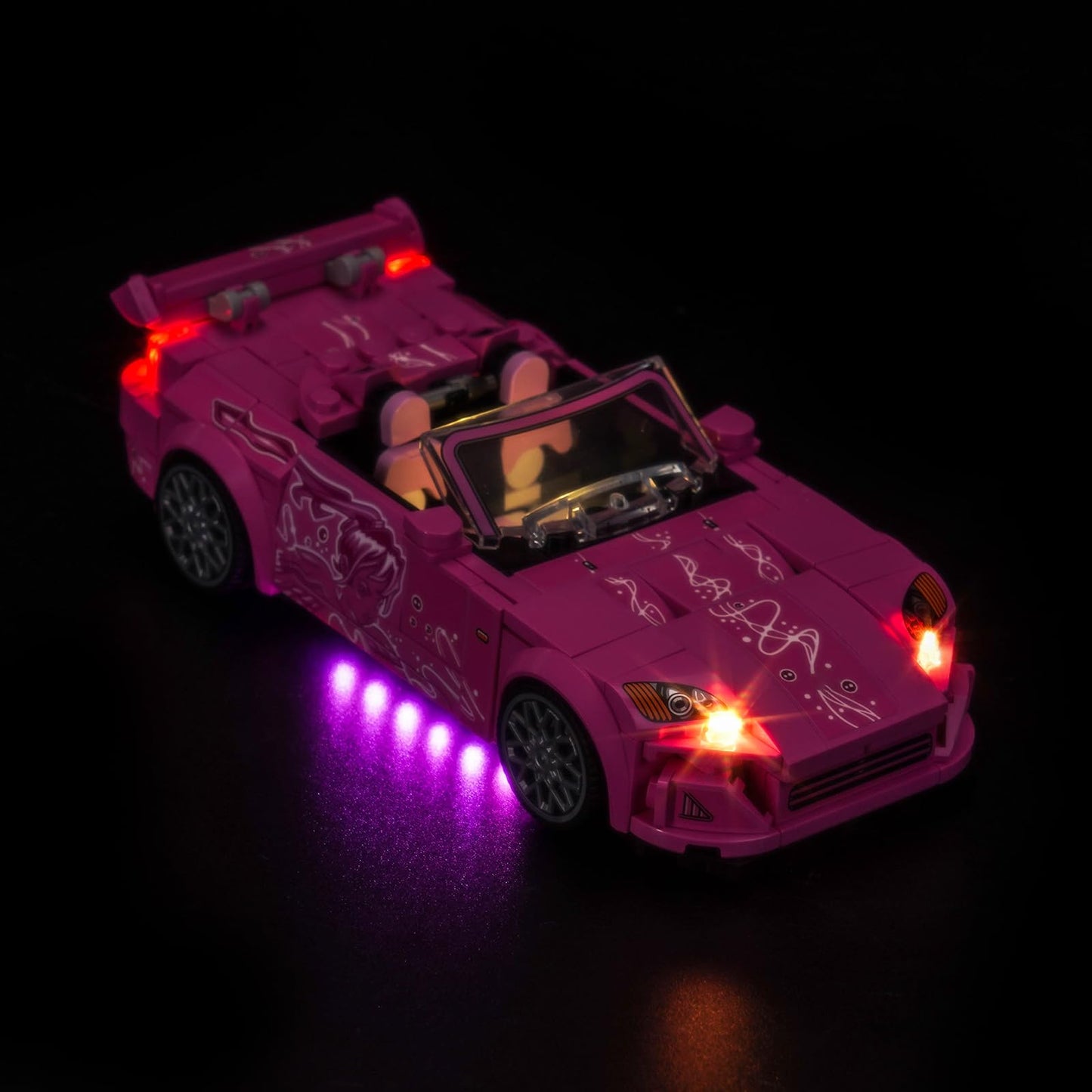 Brickshining LED Lighting Kit for LEGO Speed Champions S2000 77241 – Lights Only, Model Not Included