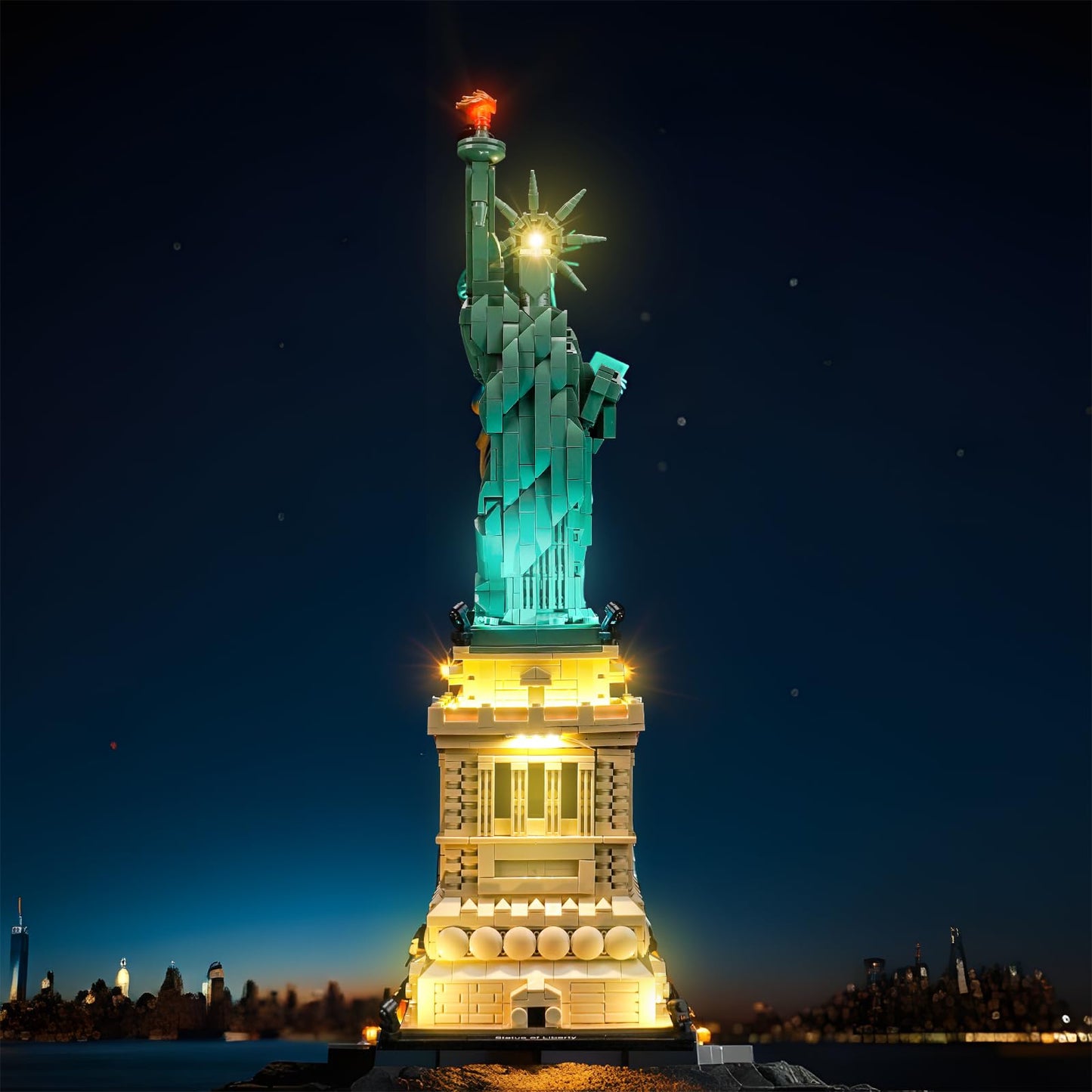 Brickshining LED Lighting Kit for LEGO Architecture Statue of Liberty 21042 – Lights Not Included
