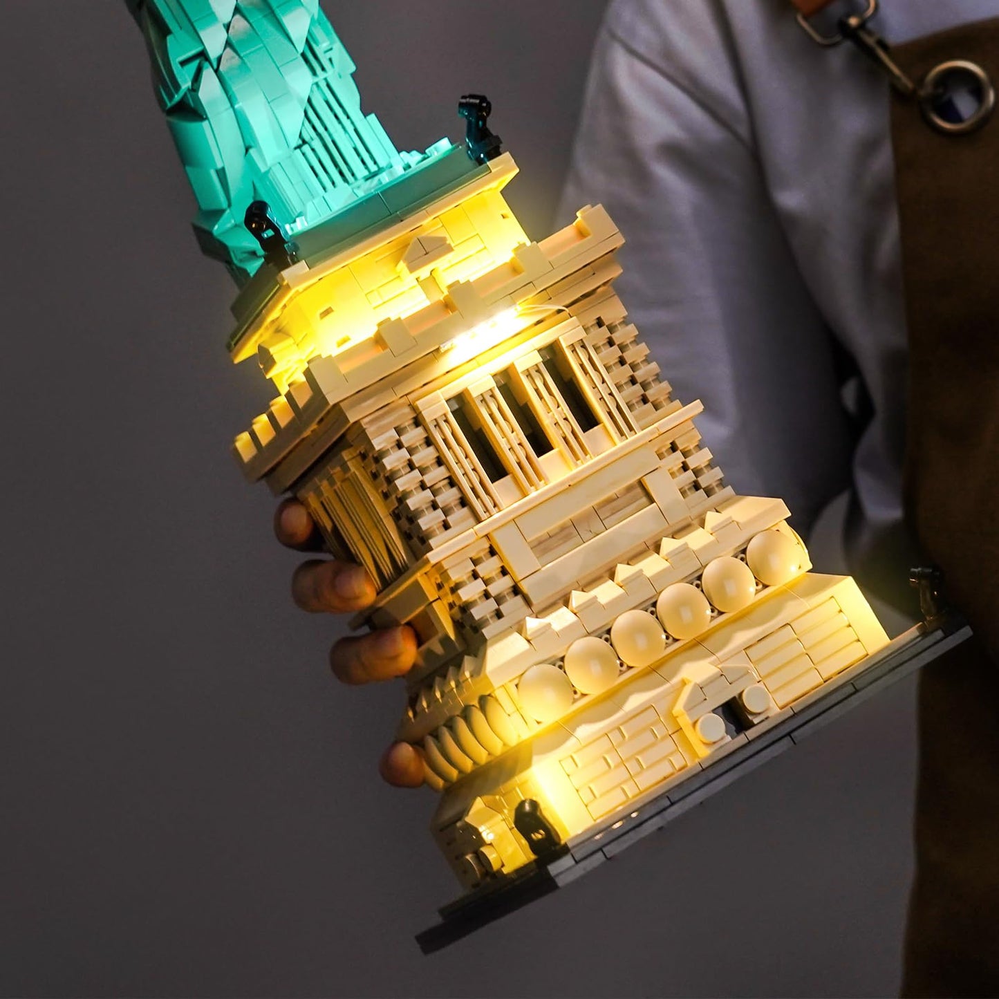 Brickshining LED Lighting Kit for LEGO Architecture Statue of Liberty 21042 – Lights Not Included