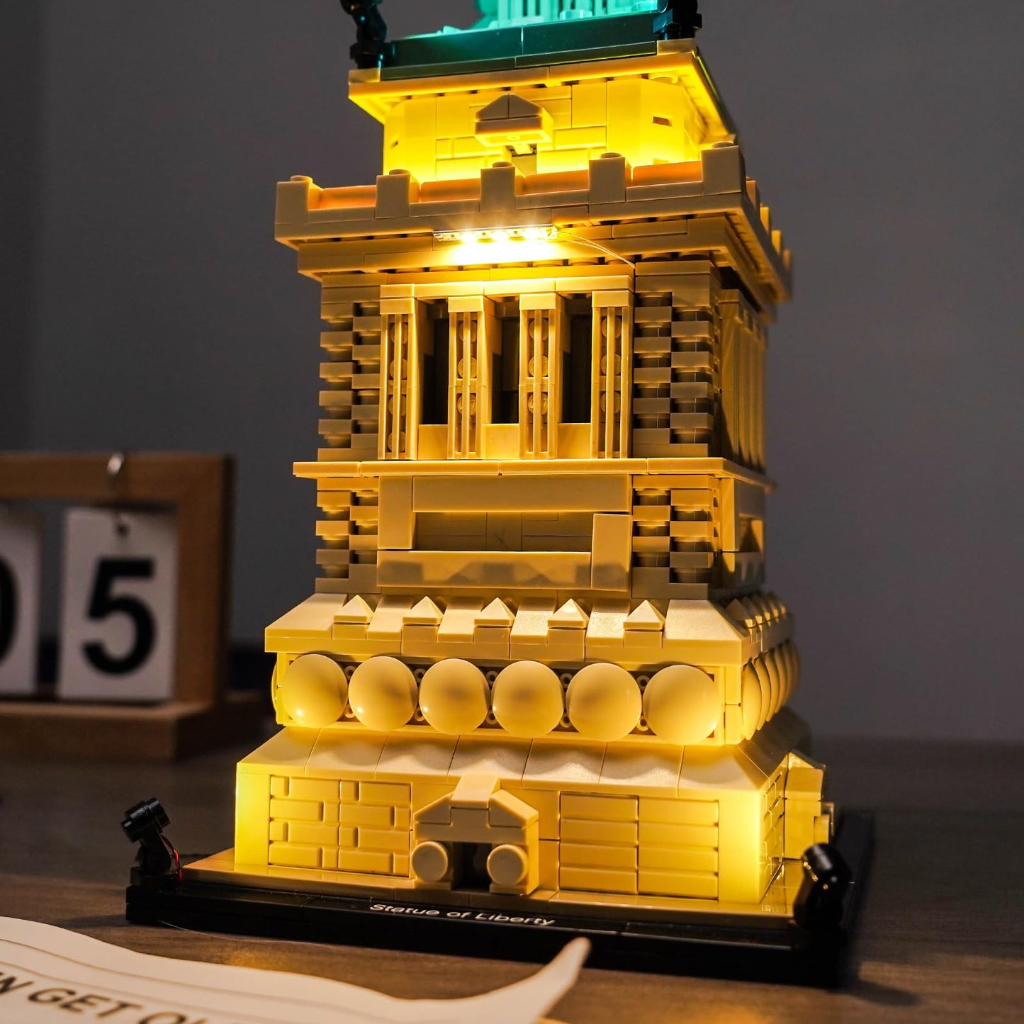 Brickshining LED Lighting Kit for LEGO Architecture Statue of Liberty 21042 – Lights Not Included