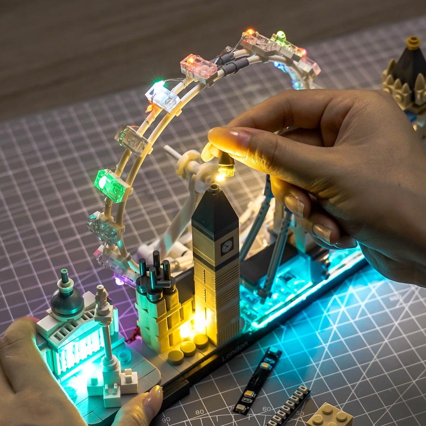 Brickshining LED Lighting for Lego Architecture London Skyline 21034 | Lights Kit (Model Not Included)