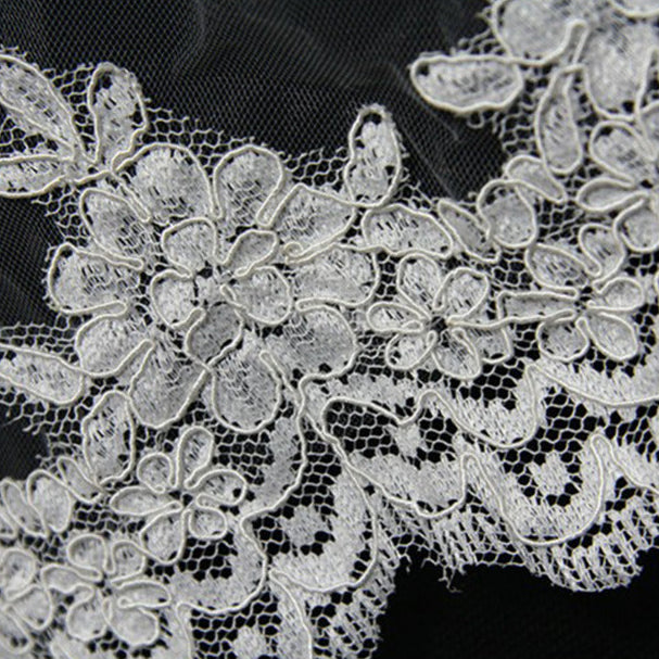 Two-Layer Elbow Length Bridal Veil