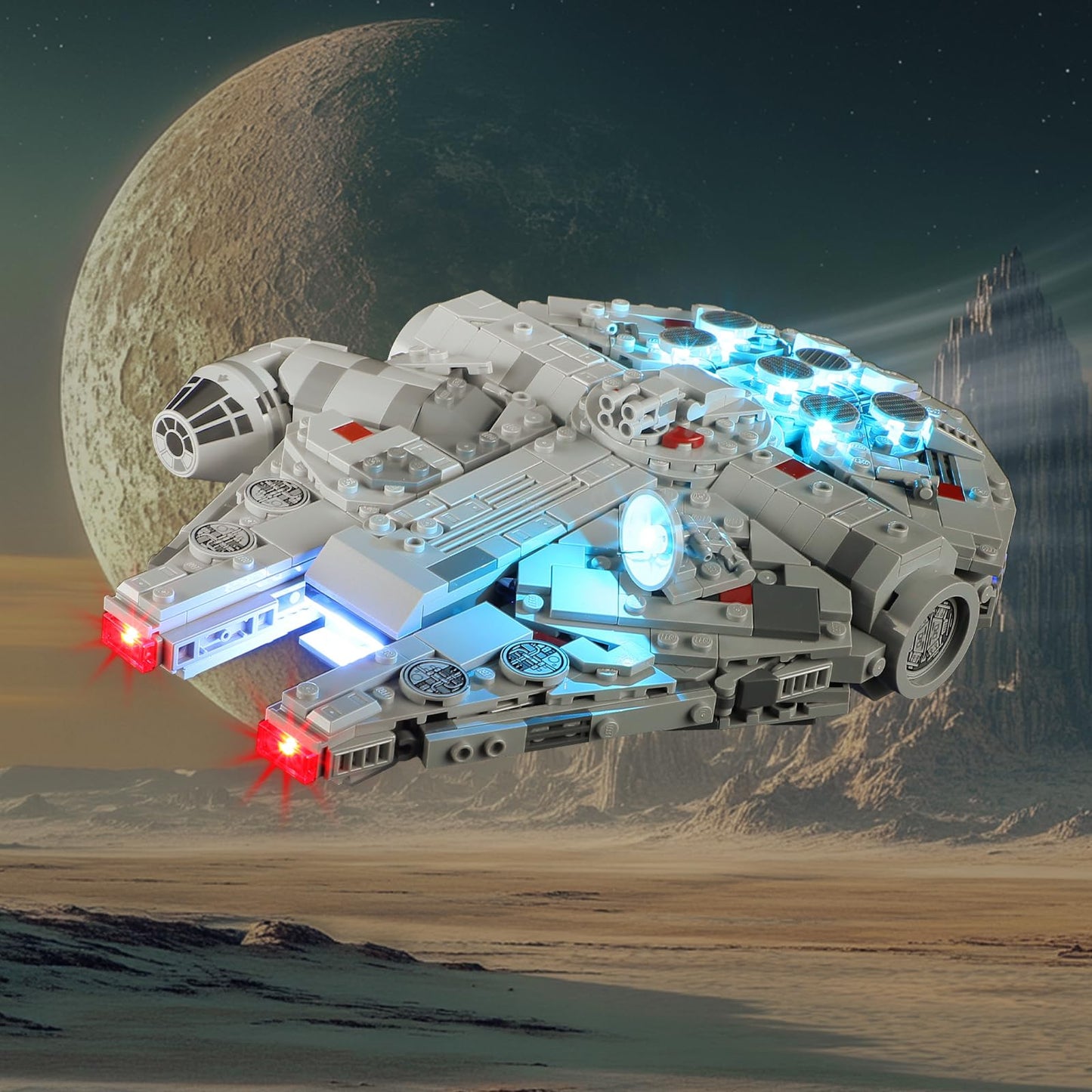 BRIKSMAX 2.0 Light Kit for Lego Millennium Falcon 75375 | LED Lighting Upgrade