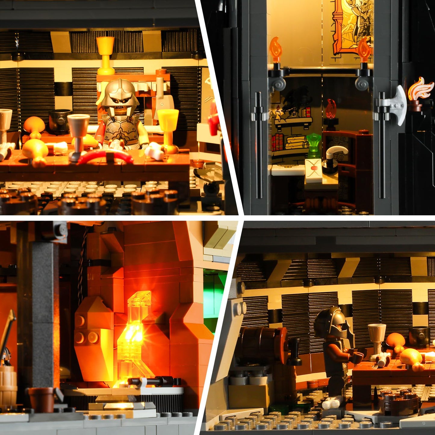 BRIKSMAX Light Kit for Lego-10333 Barad-dûr – LED Enhancement for LEGO Icons LOTR Building Set
