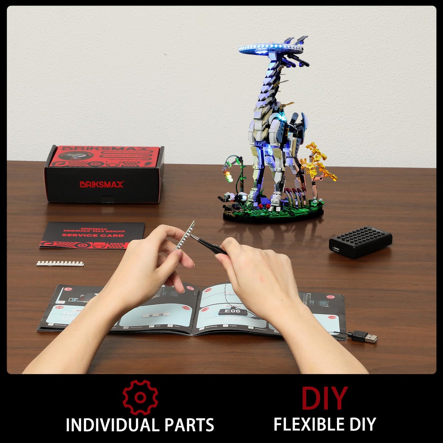 BRIKSMAX Led Light Kit for LEGO 76989 Horizon Tallneck — Easy Install, Hidden Wires