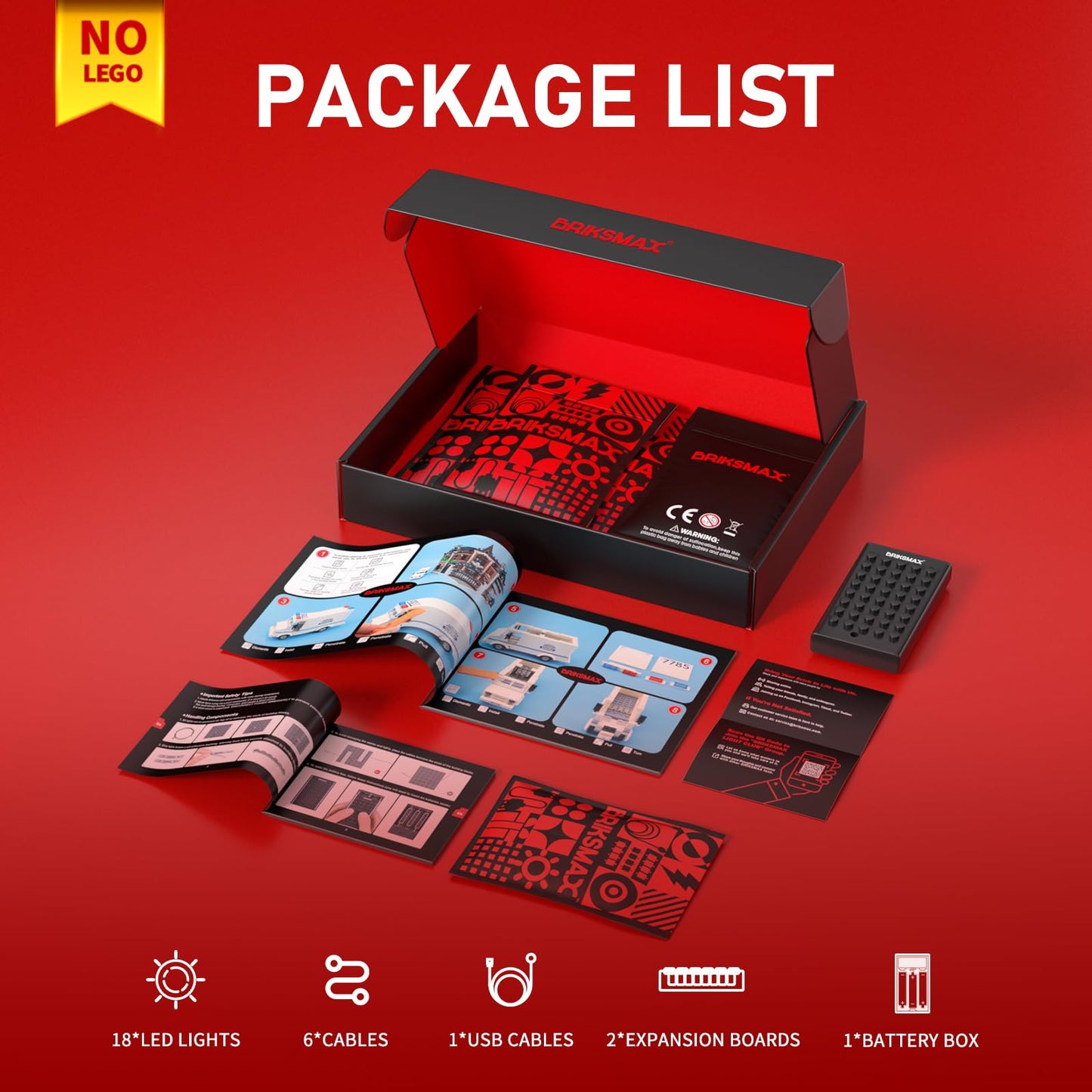 BRIKSMAX LED Lighting Kit for LEGO 21335 Motorized Lighthouse – Enhance Your LEGO Ideas Model