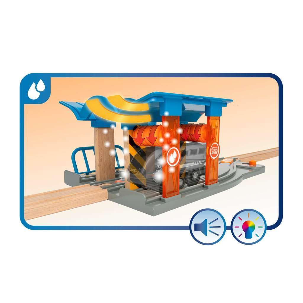 BRIO 33975 Smart Tech Sound Train Service Station – Full-Service BRIO World Trains