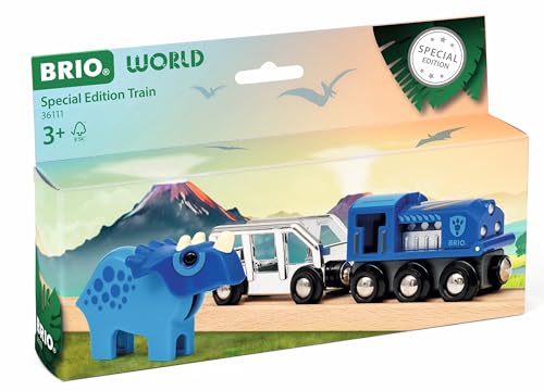 BRIO World 36111 Special Edition Train (2025) – Limited-Edition Dinosaur Train for Kids 3+