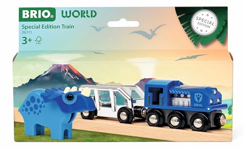 BRIO World 36111 Special Edition Train (2025) – Limited-Edition Dinosaur Train for Kids 3+