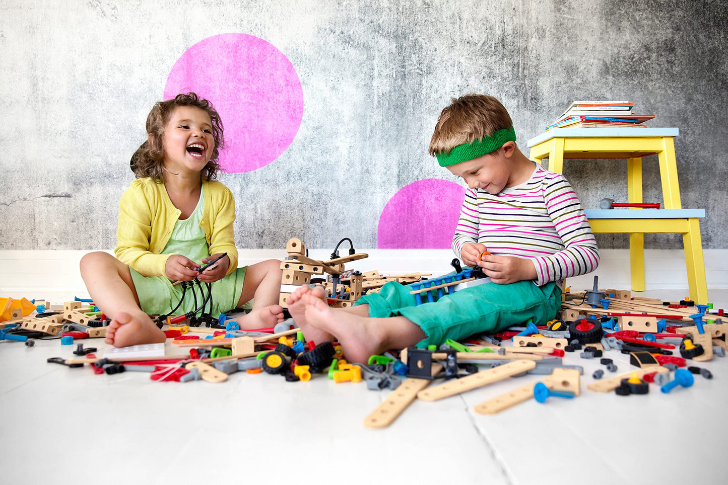 BRIO Builder 34591 Motor Set – 120-Piece STEM Construction Toy for Kids 3+