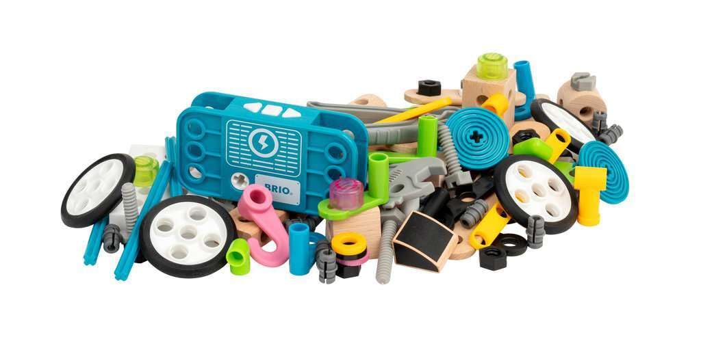 BRIO Builder 34591 Motor Set – 120-Piece STEM Construction Toy for Kids 3+