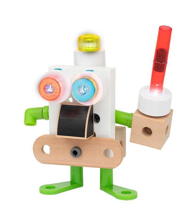 BRIO 34593 Builder Light Set – Wooden Train Set for Kids Aged 3+ | Open-Ended Light-Up Play