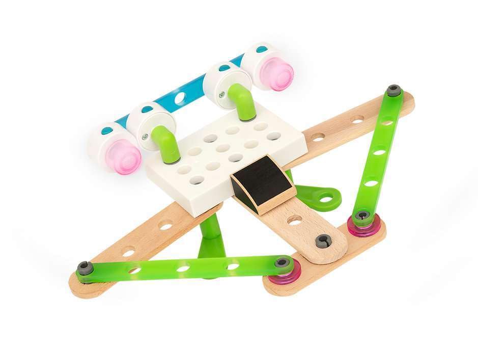 BRIO 34593 Builder Light Set – Wooden Train Set for Kids Aged 3+ | Open-Ended Light-Up Play