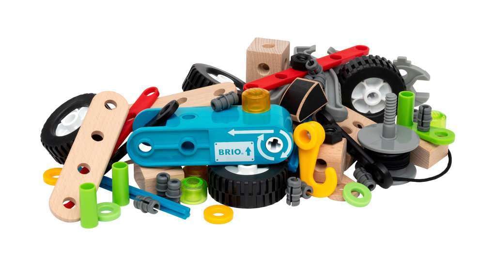 BRIO Builder Pull Back Motor Set – STEM Construction Toys for Kids 3+