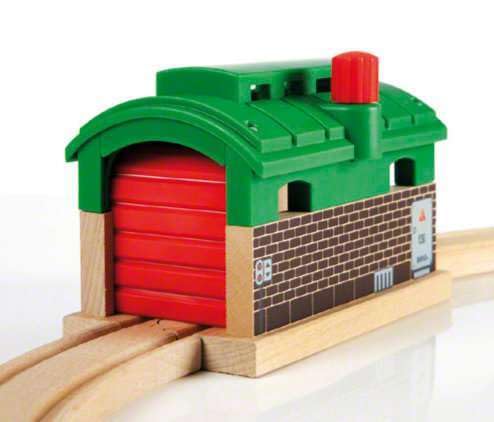 Brio World 33574 Train Garage – Wooden Train Accessory for Kids 3+