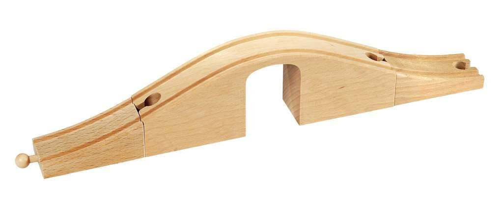 BRIO World 33351 Viaduct Bridge – 3-Piece Wooden Train Set Accessory