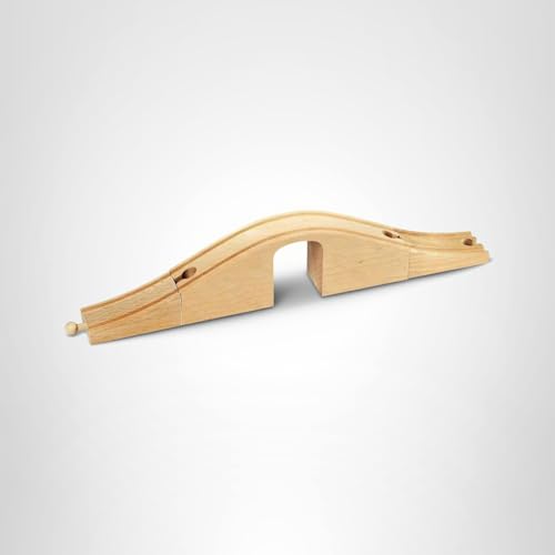 BRIO World 33351 Viaduct Bridge – 3-Piece Wooden Train Set Accessory