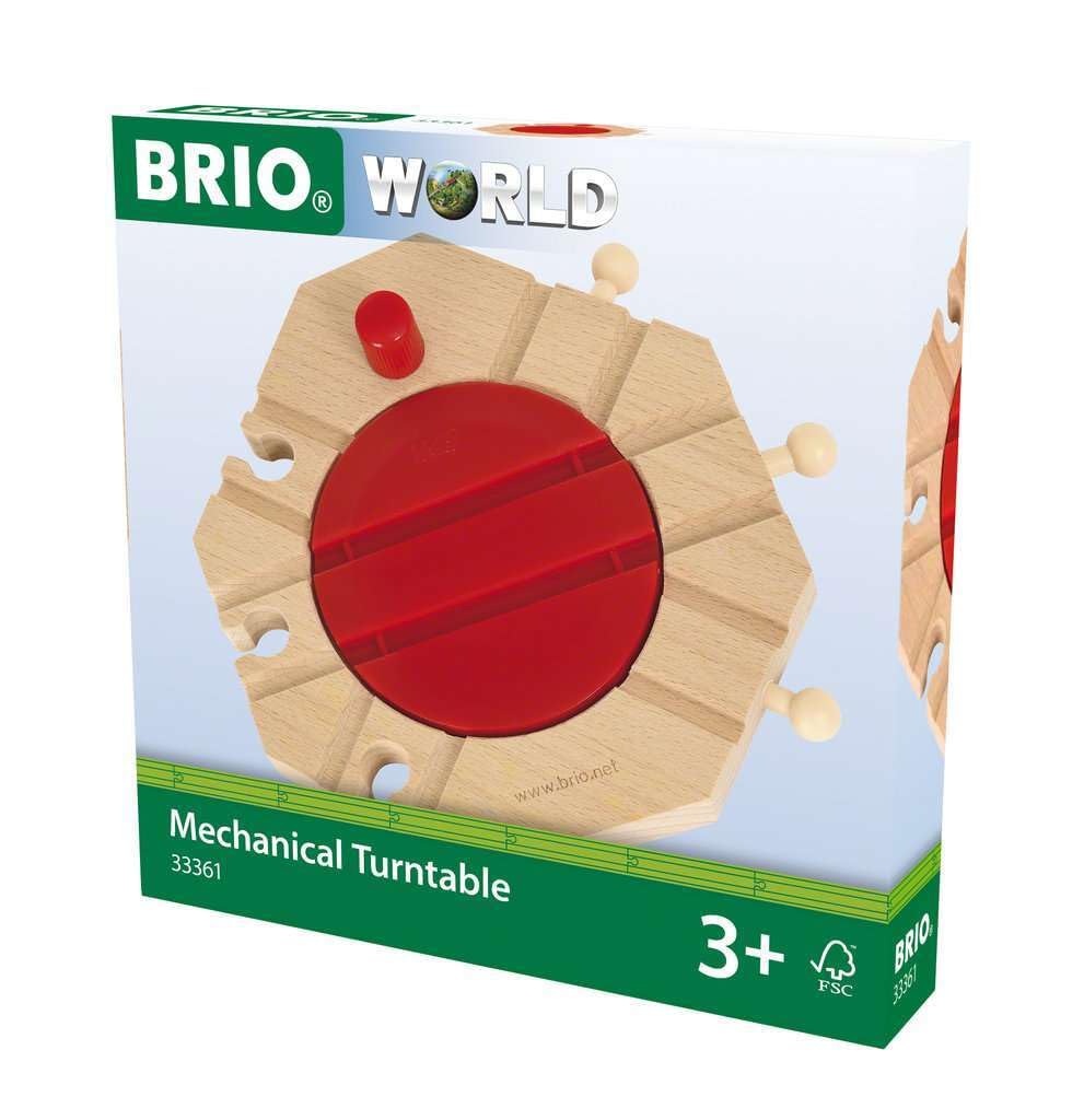 BRIO World 33361 Mechanical Turntable | Interactive Train Accessory for Creative Play