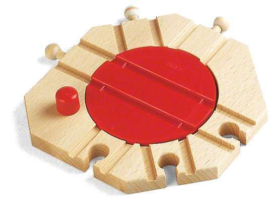 BRIO World 33361 Mechanical Turntable | Interactive Train Accessory for Creative Play