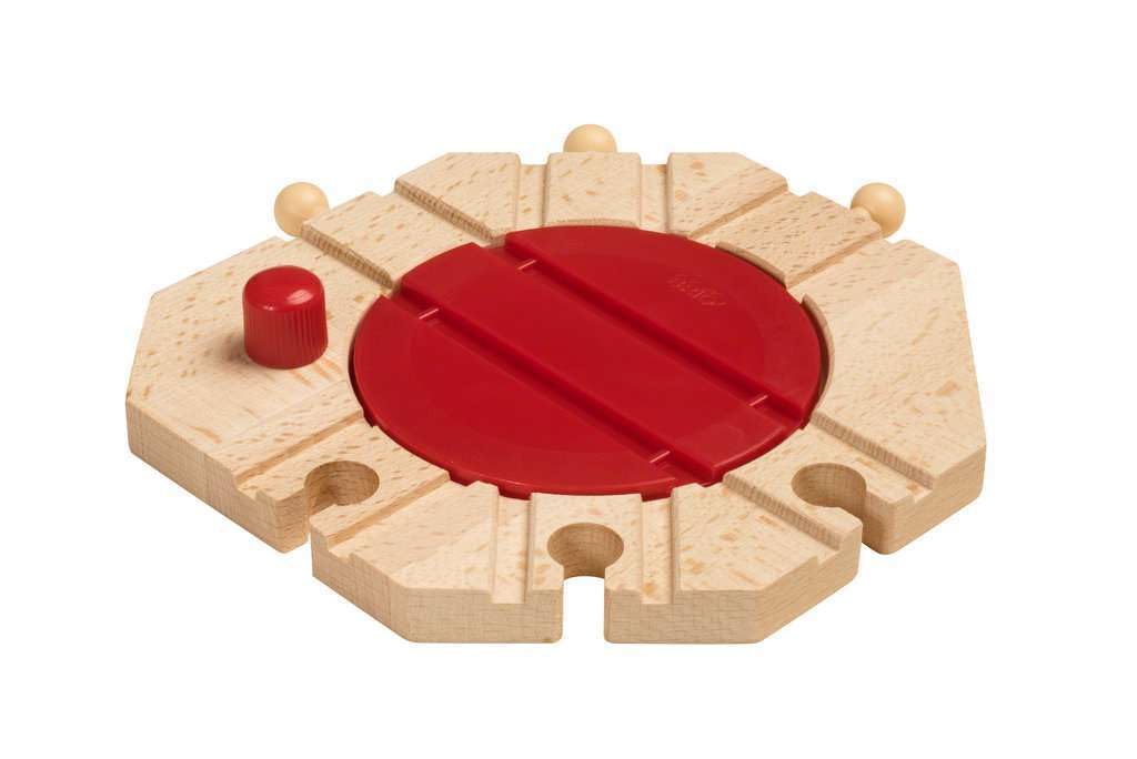BRIO World 33361 Mechanical Turntable | Interactive Train Accessory for Creative Play